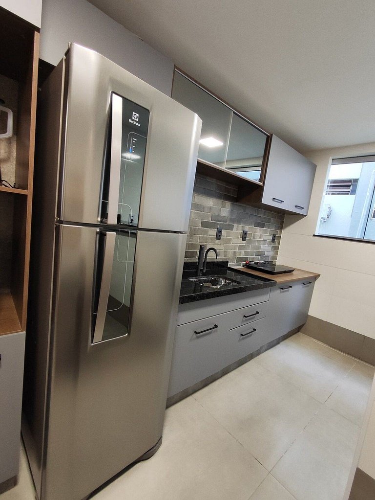 SQ417 Apto Recém-reformado com Ar condicionado 2Q