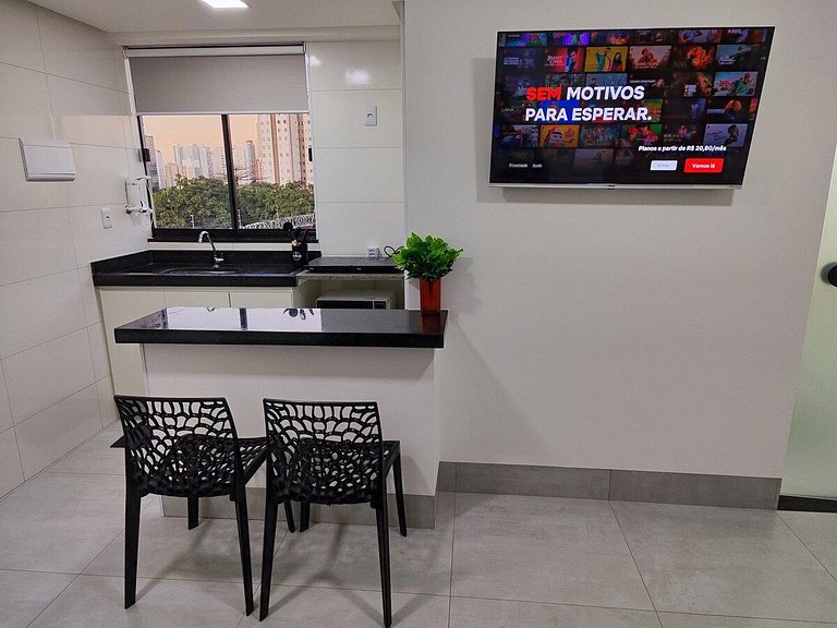L102 Apto Completo - 5min do Shopping Flamboyant
