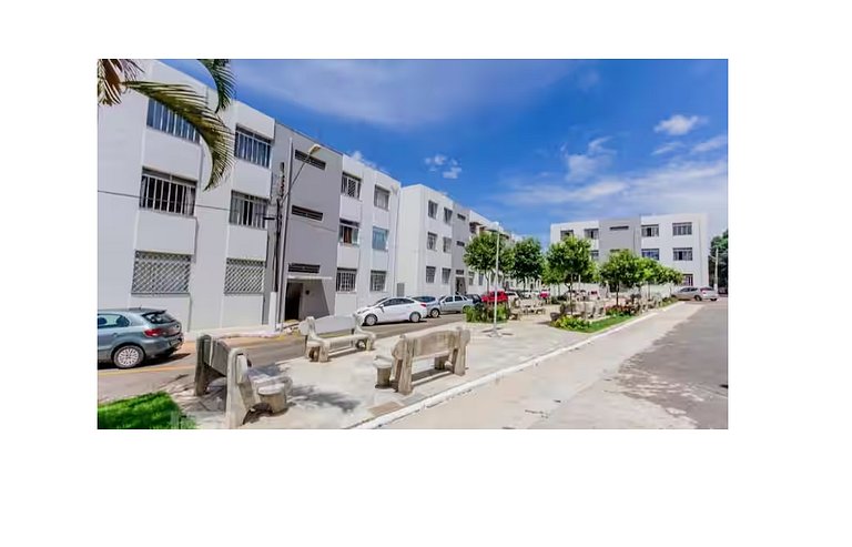 SQ417 Apto Recém-reformado com Ar condicionado 2Q